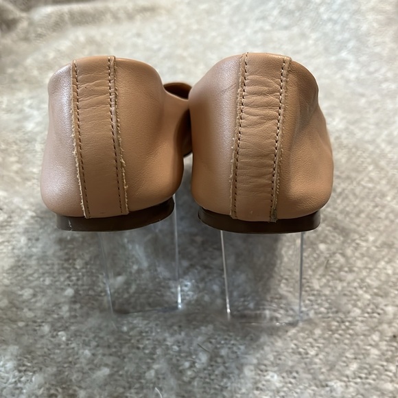 J Crew Edie Nude Peach Leather Loafers Size 9‎ - Picture 10 of 12